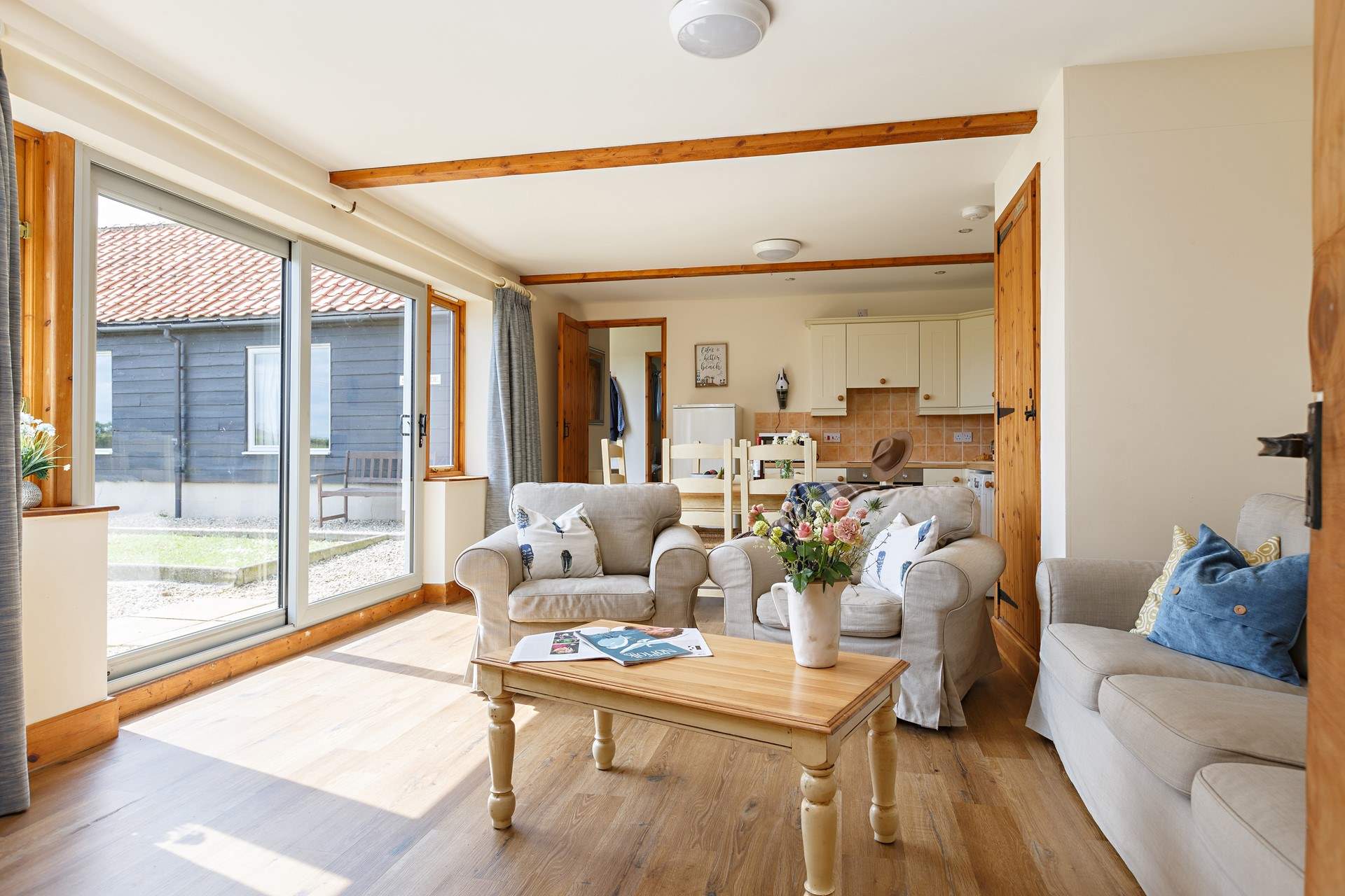 Lovely open plan living in this light and airy space.