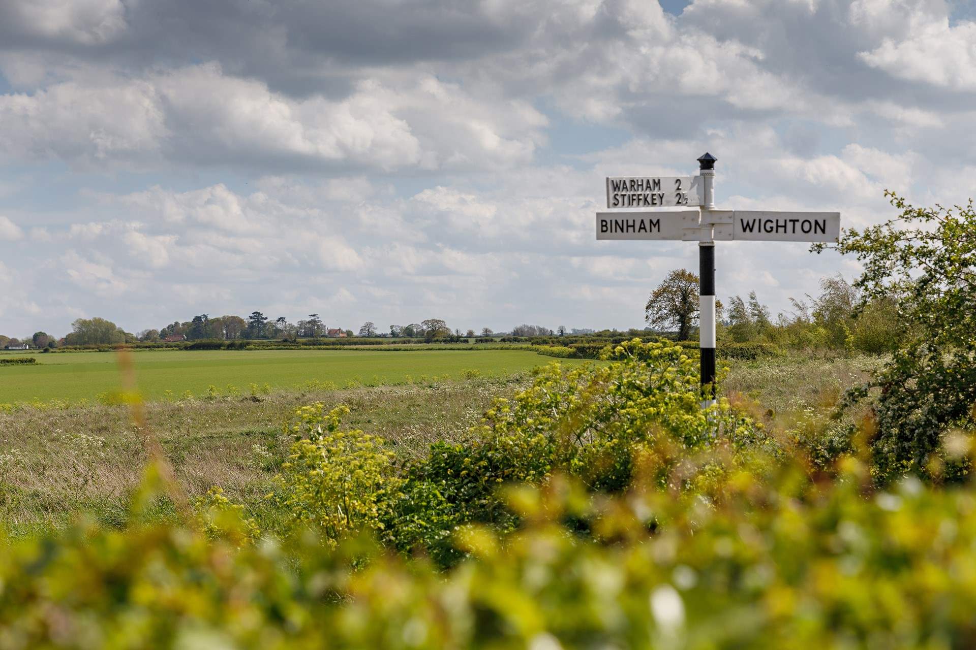 A view from this lovely rural location, head off in any direction to discover delights such as the Priory at Binham.