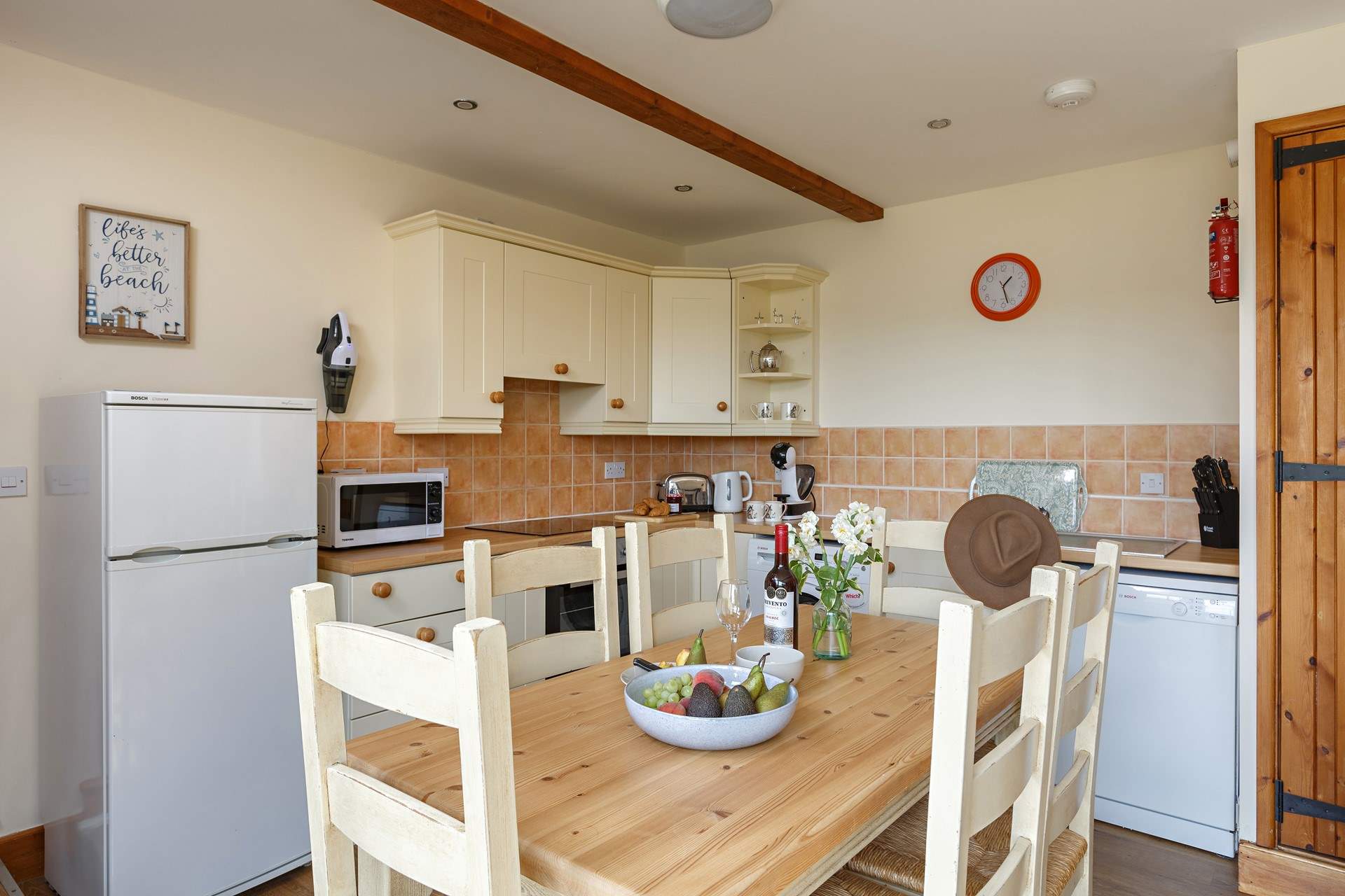 Room to cook and room to dine with friends and family.