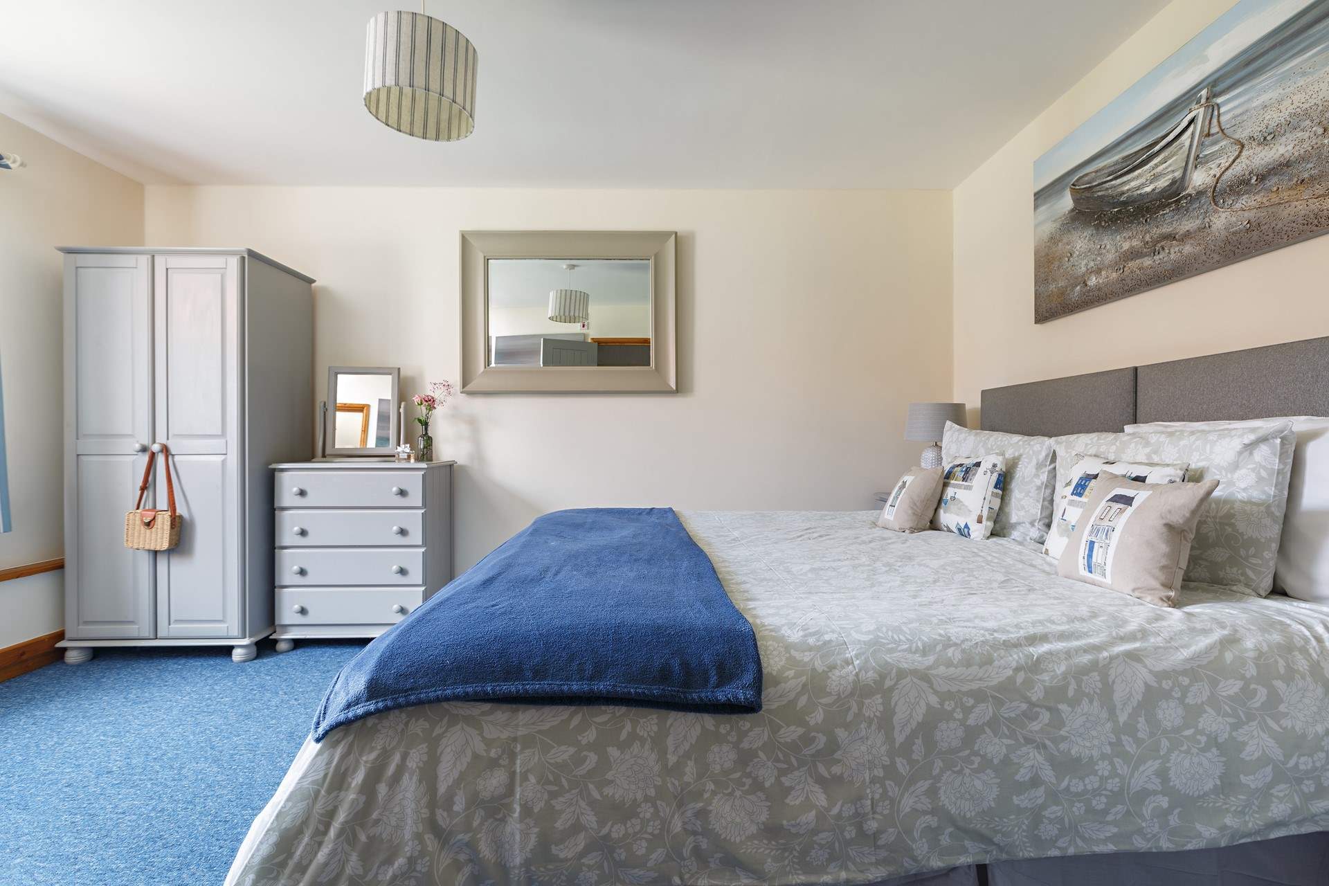 Enjoy a good night's sleep in your super-king bed.