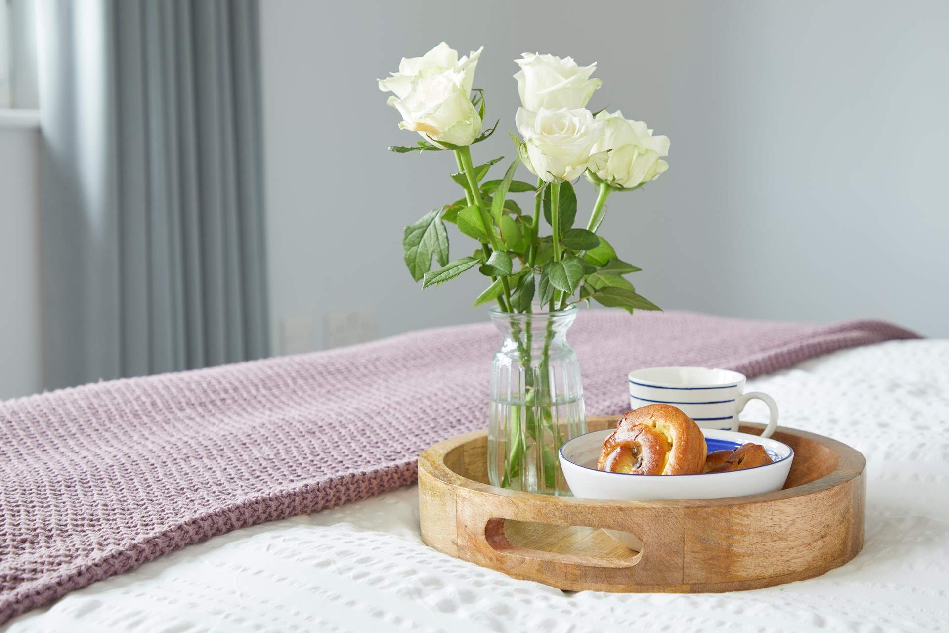 Take breakfast in bed.