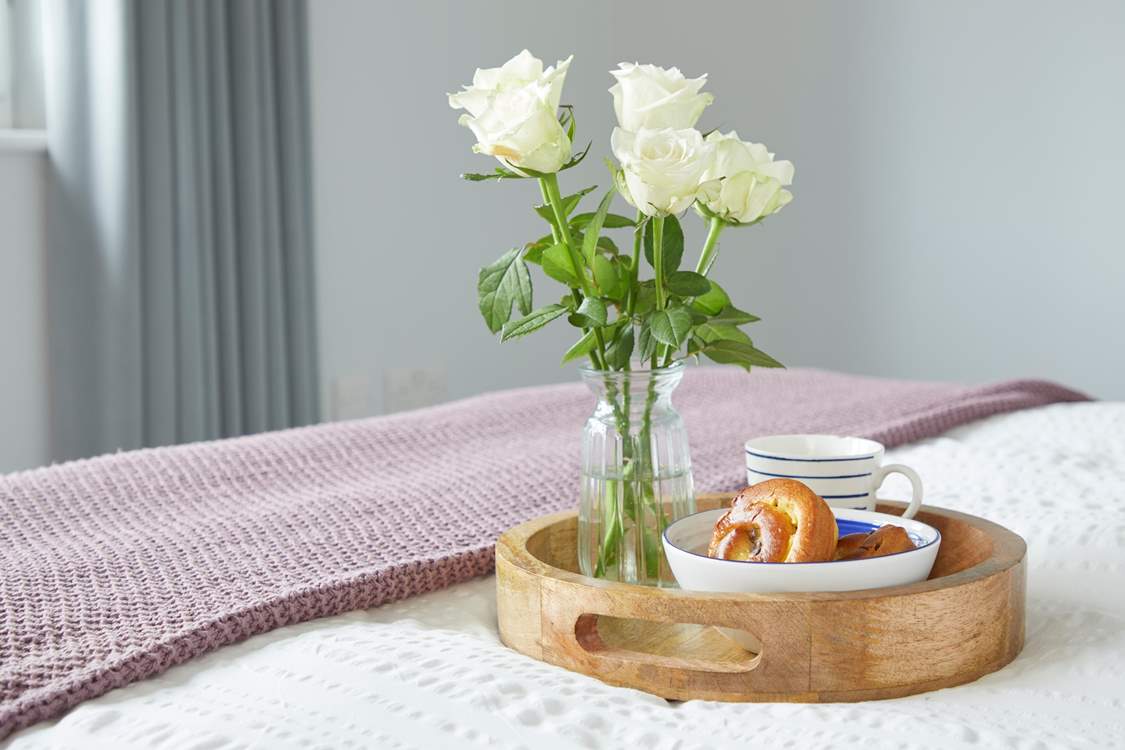 Take breakfast in bed.