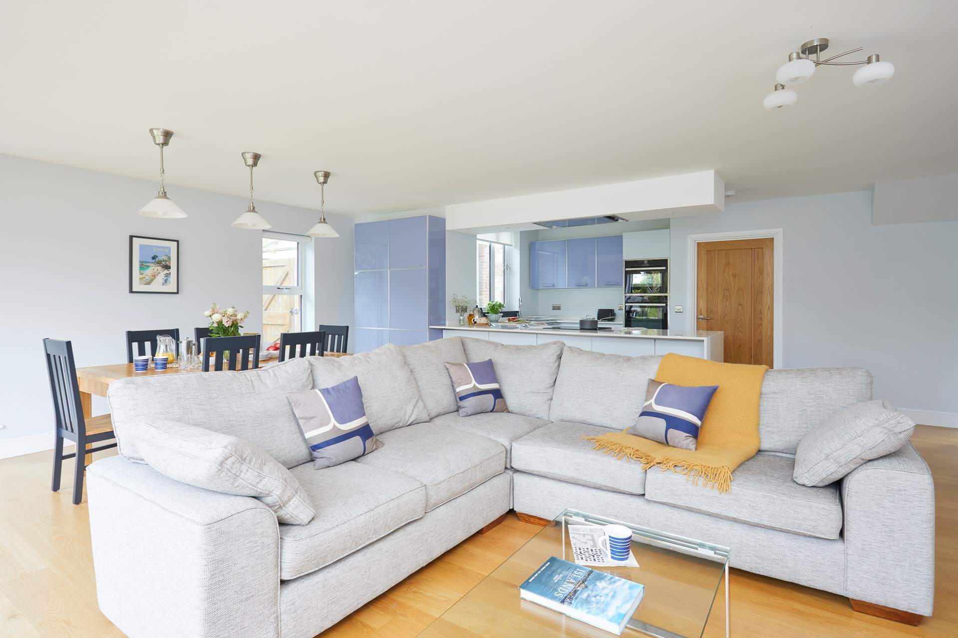 This bright space is the heart of this home.