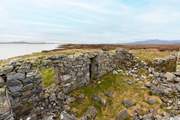 The old croft house still sits on the sea shore.