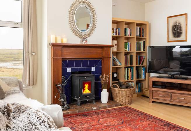 Cosy up by the peat fire.