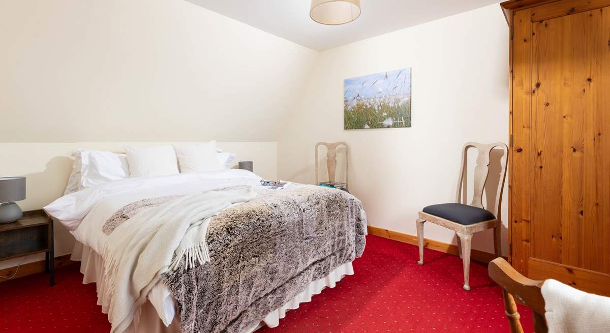 Relaxing ground floor bedroom. 