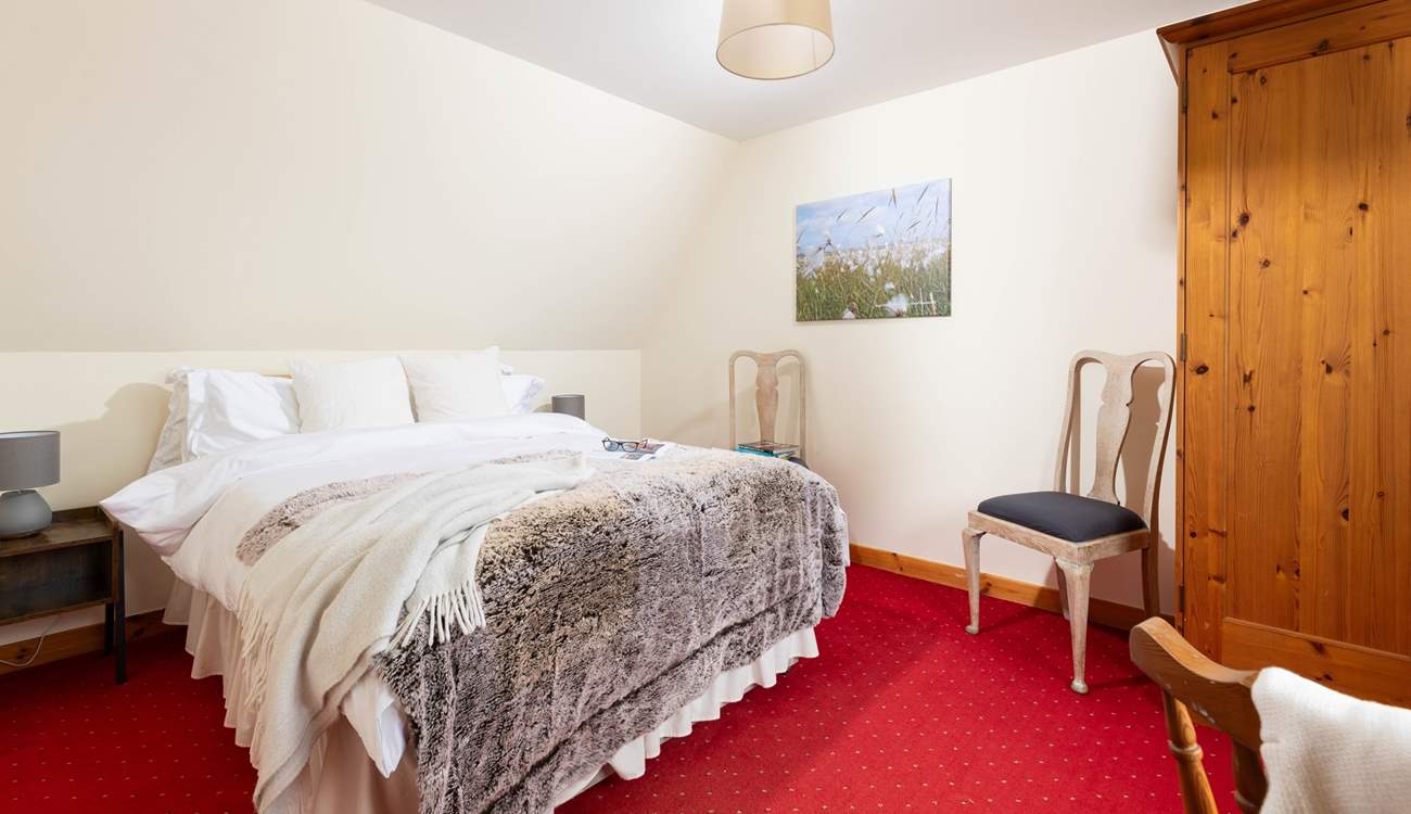 Relaxing ground floor bedroom. 