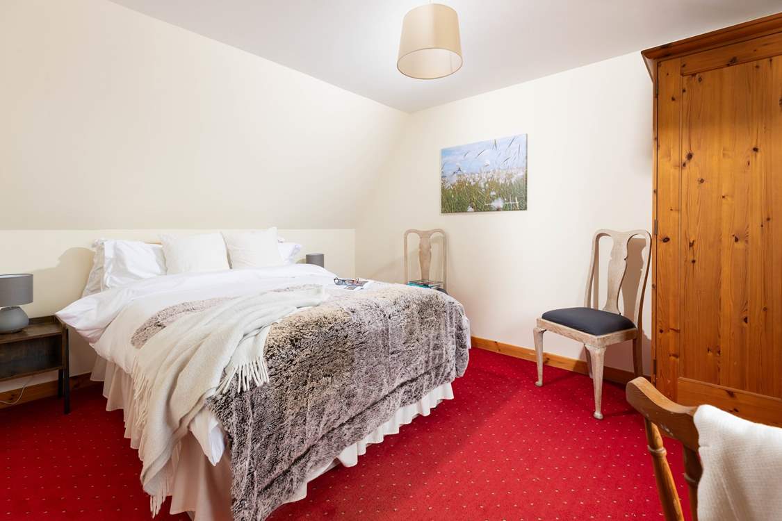 Relaxing ground floor bedroom.