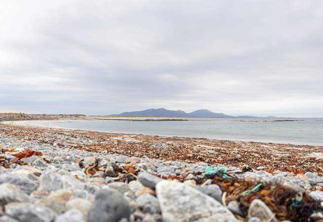 The view over to South Uist.
