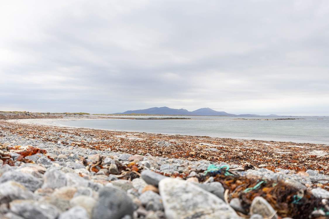 The view over to South Uist.