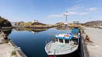 The picturesque local port where fresh shellfish is brought in. 