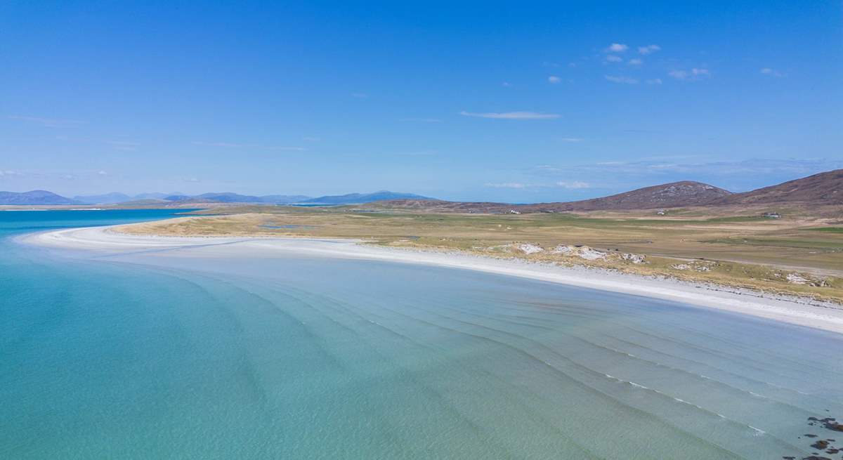 The beach at Berneray. What can you say but wow.