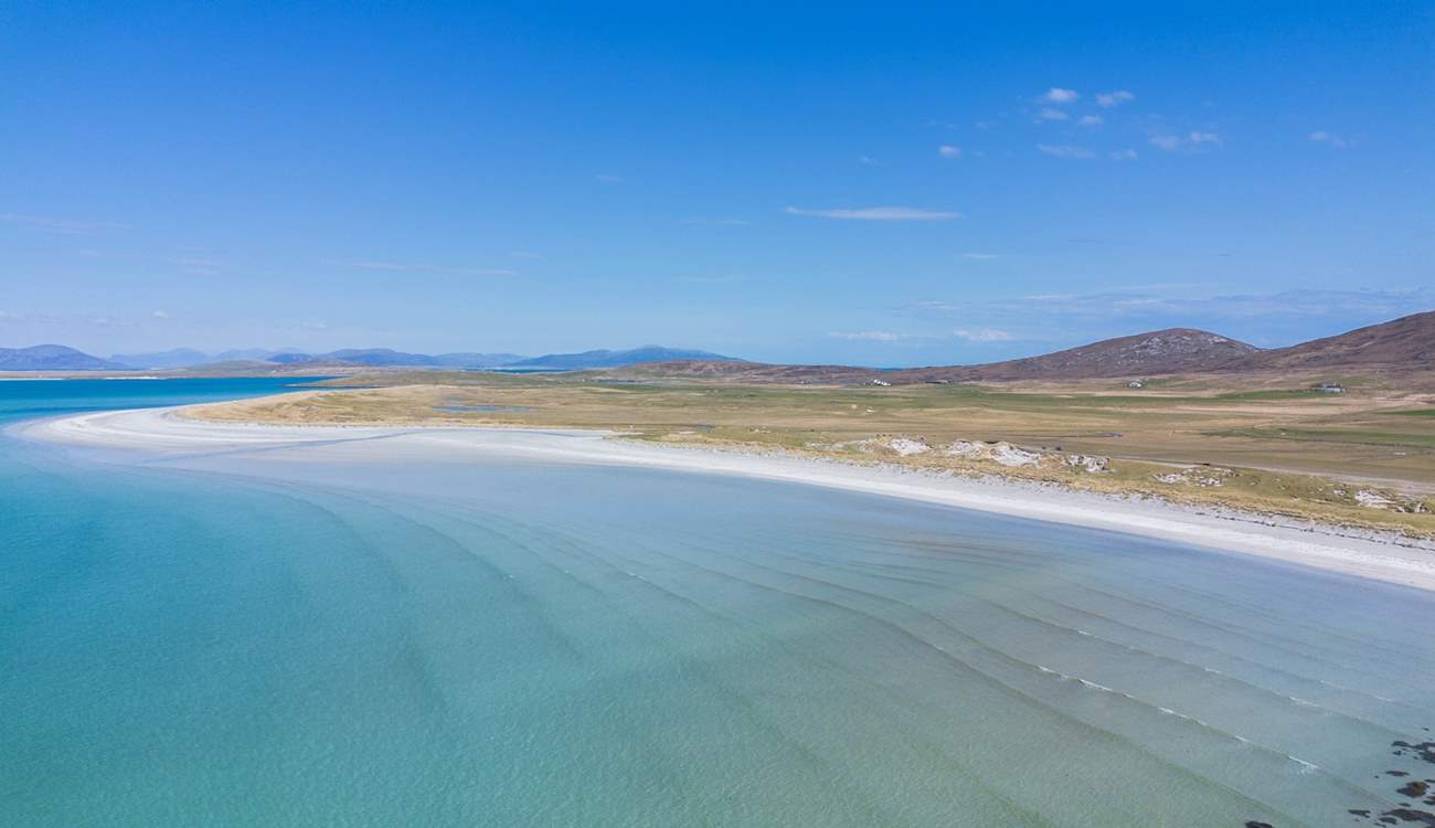 The beach at Berneray. What can you say but wow.