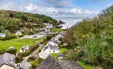 Take in the captivating views of Cwm yr Eglwys. (Valley of the Church). The sheltered, sandy cove is just a short stroll away.  - Thumbnail Image