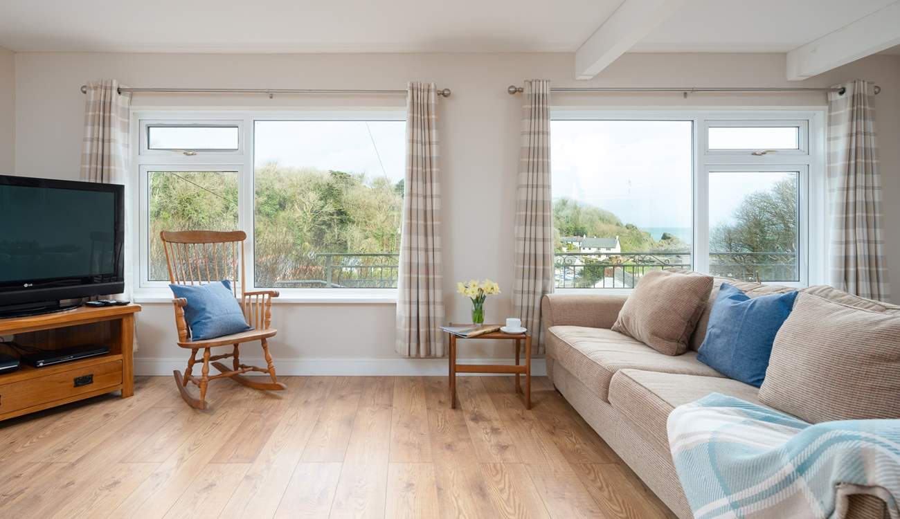 Soak up the glorious sea views. 