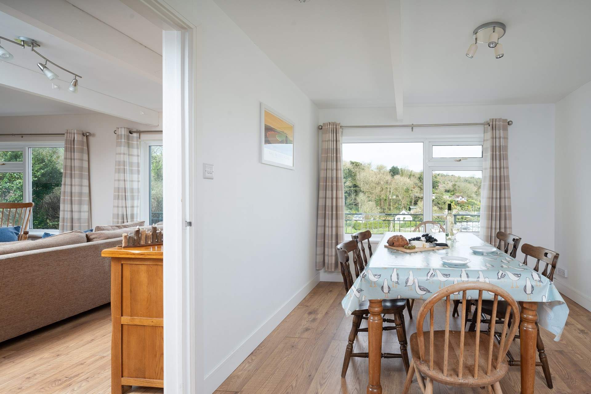 The large windows throughout the property draw the stunning views in. 