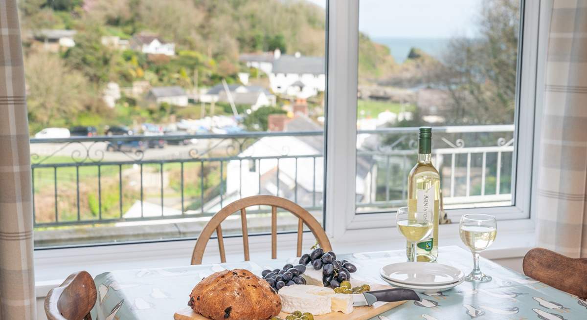 A table with a stunning view. 