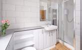 A choice of a shower or bath in the family bathroom.  - Thumbnail Image