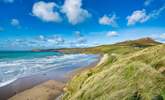 Why not pack a picnic and spend a sunny day on Whitesands Beach, near St Davids.  - Thumbnail Image