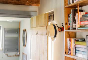 If you forget to pack your book there are plenty to borrow.