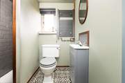The shower-room.