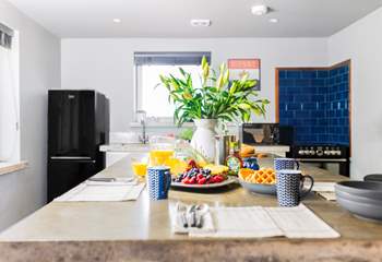 Make your plans over the breakfast spread.