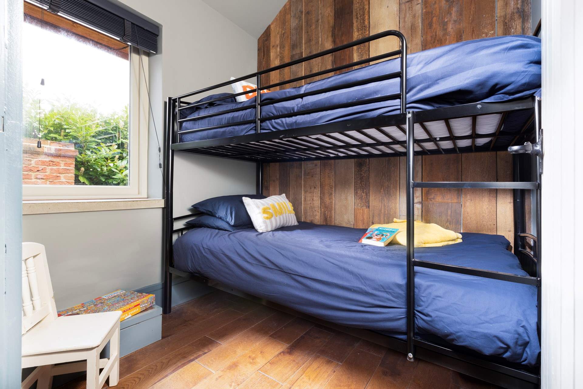 A great room for children to snuggle up after a day spent adventuring.