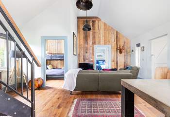 Both bedrooms lead off the living area.