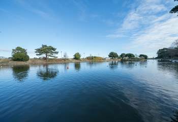 There is so much to see and do on the Island. This is the canoe lake at Ryde.
