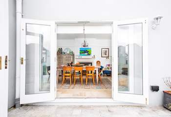 Throw the doors open and enjoy those warm summer nights.