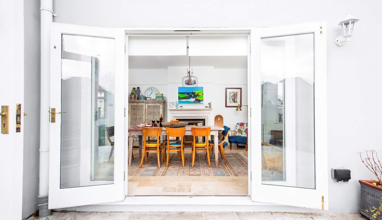 Throw the doors open and enjoy those warm summer nights.