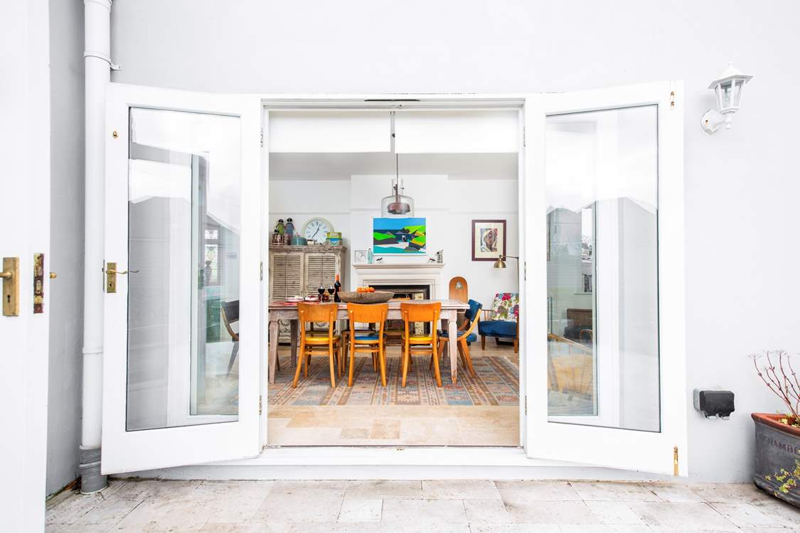 Throw the doors open and enjoy those warm summer nights.