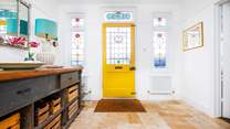 As soon as you arrive you are surrounded by individual design and colour.