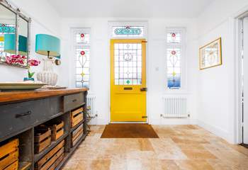 As soon as you arrive you are surrounded by individual design and colour.