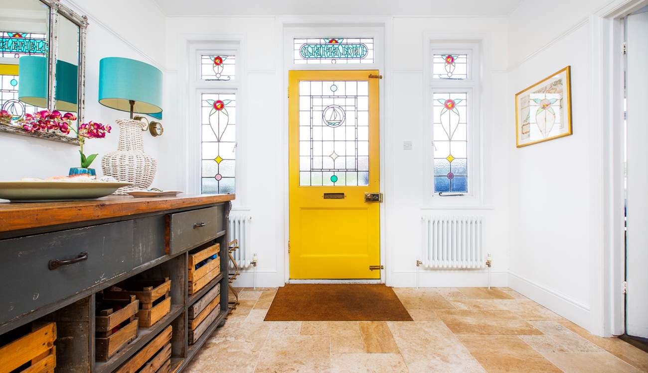 As soon as you arrive you are surrounded by individual design and colour.