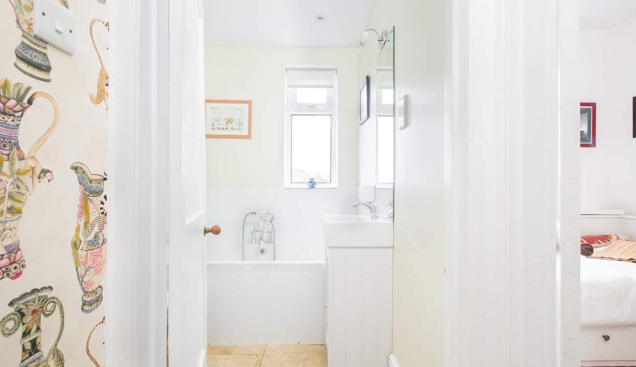 The family bathroom.