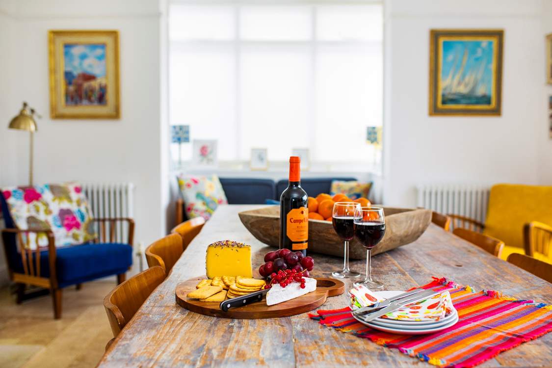 Pour a glass and relax.