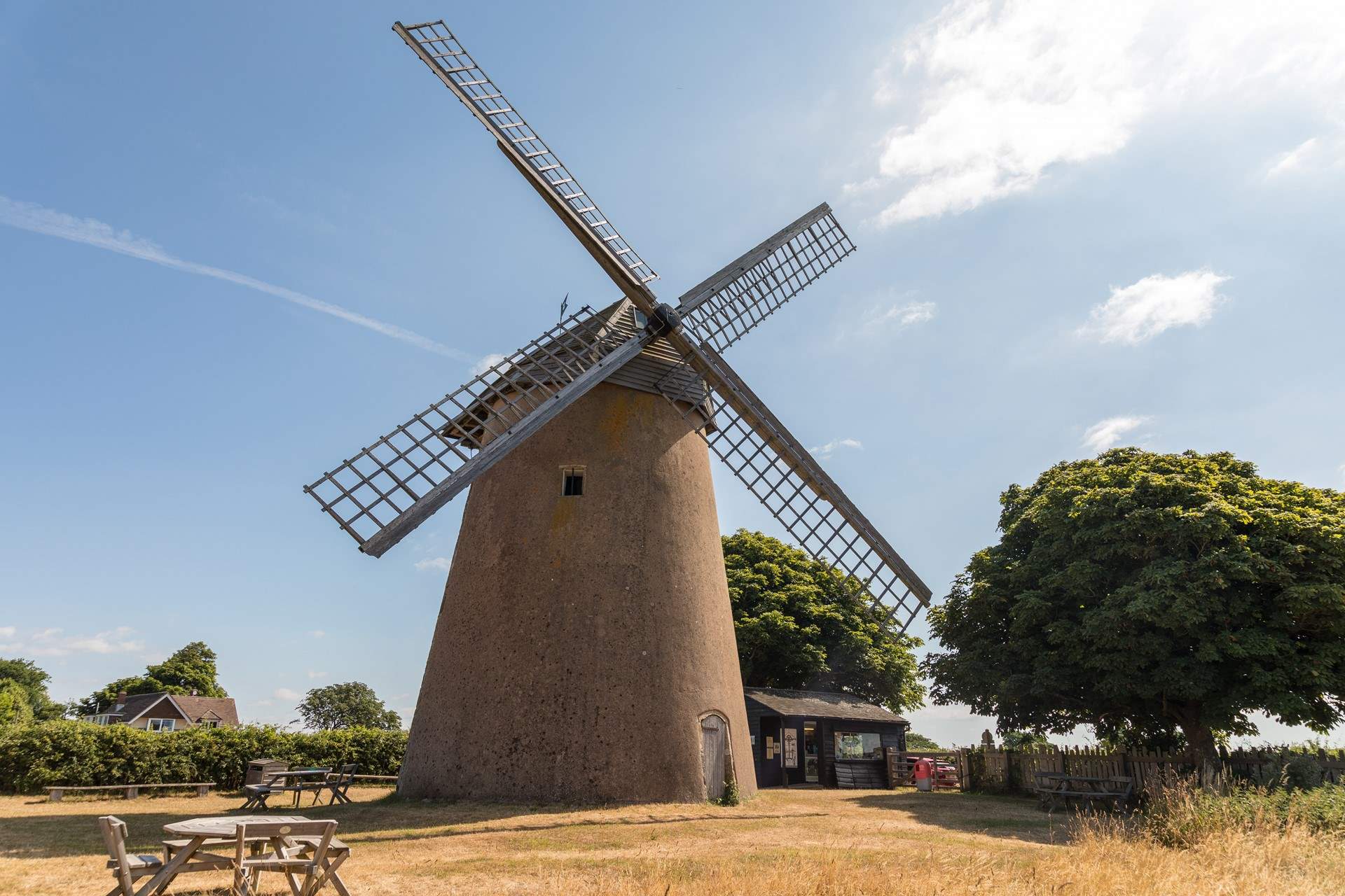 Bembridge is home to the last surviving windmill on the Island. 