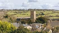 Views across the valley of Blockley.