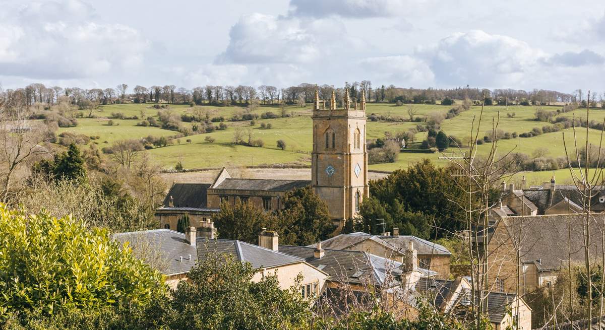 Views across the valley of Blockley.