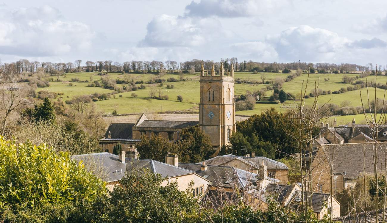 Views across the valley of Blockley.