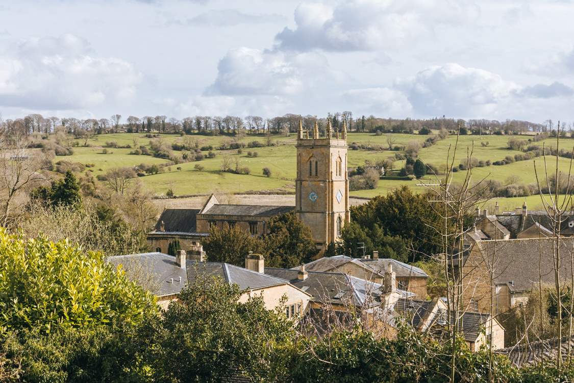 Views across the valley of Blockley.