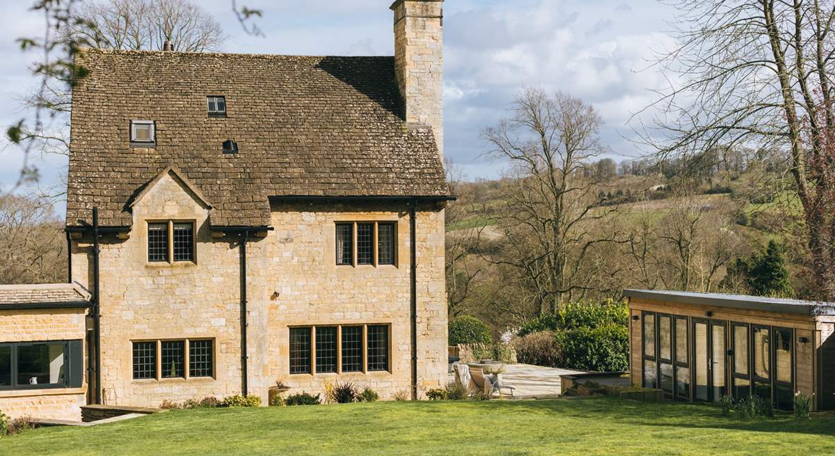 The view towards the rear of the property.