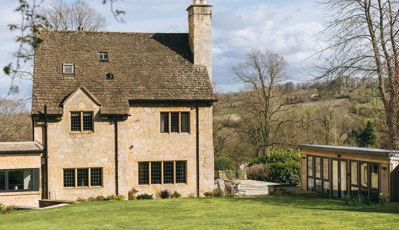 The view towards the rear of the property.