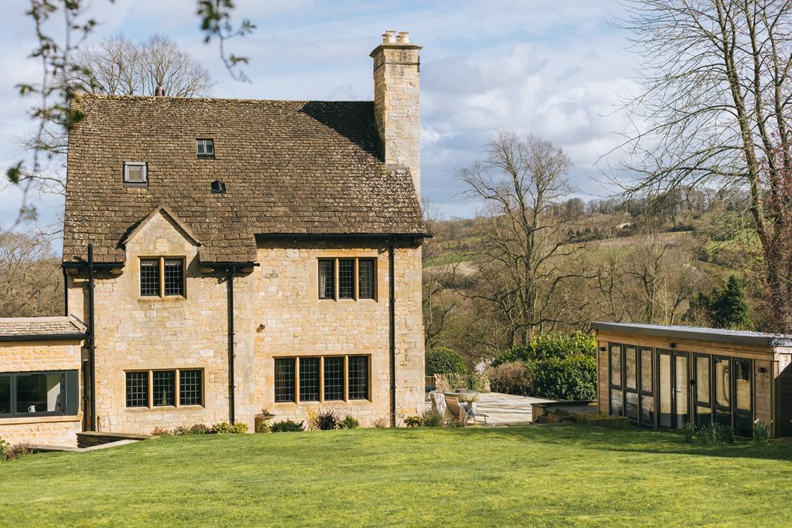The view towards the rear of the property.