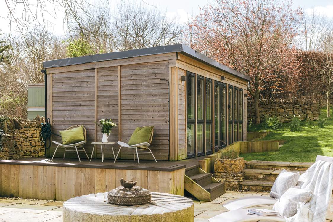 There are places to catch to sun throughout the day in all corners of the garden.