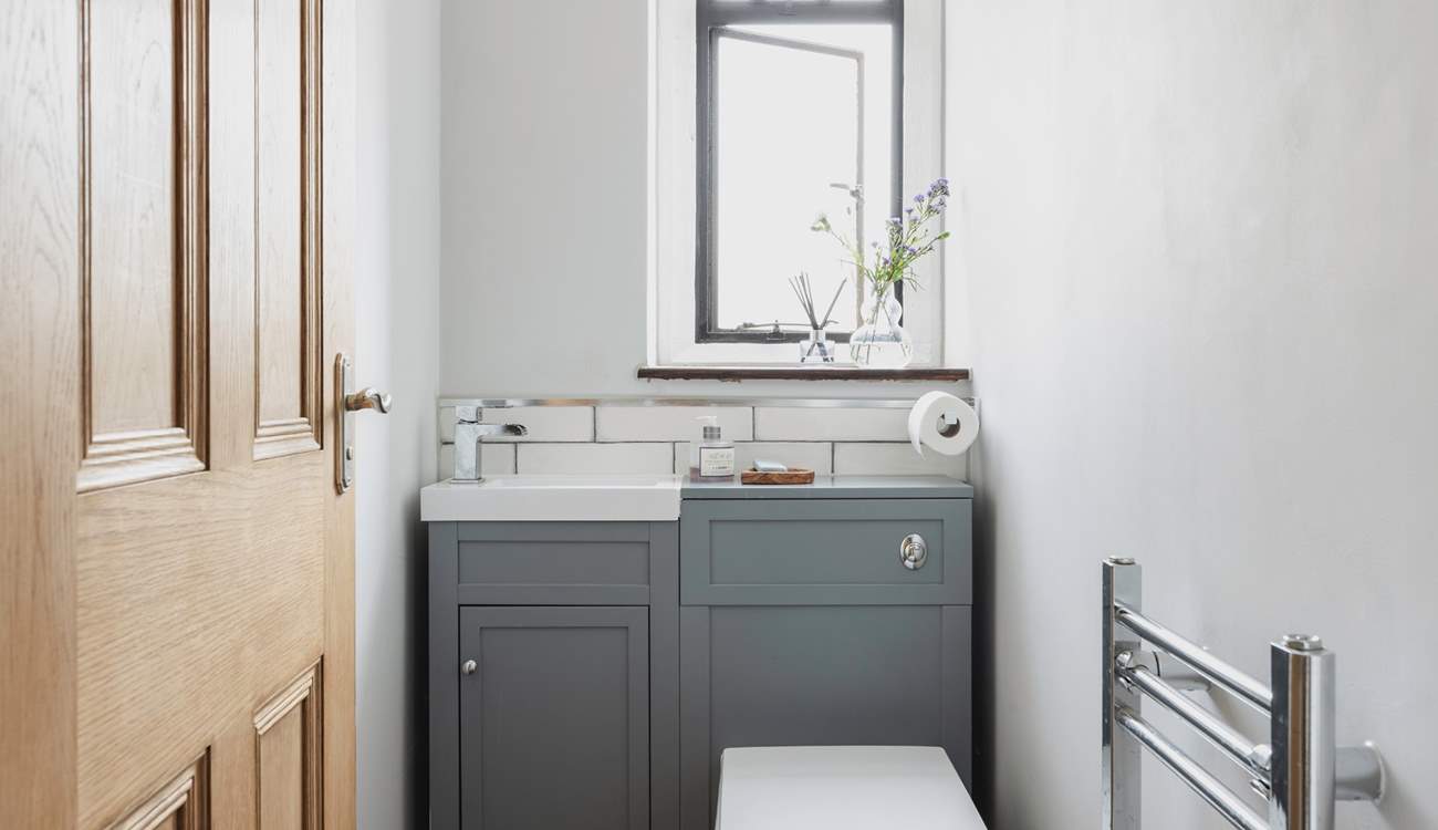 There is a convenient separate cloakroom on the first floor.