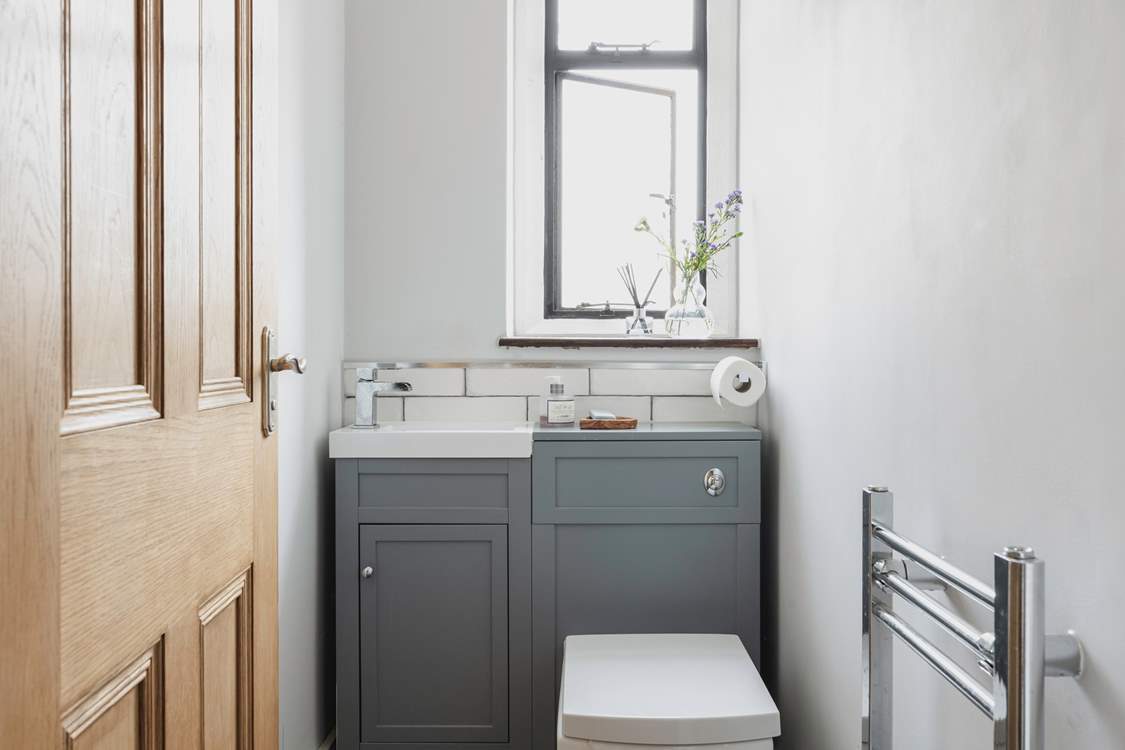 There is a convenient separate cloakroom on the first floor.