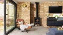 What a cosy wood-burner!
