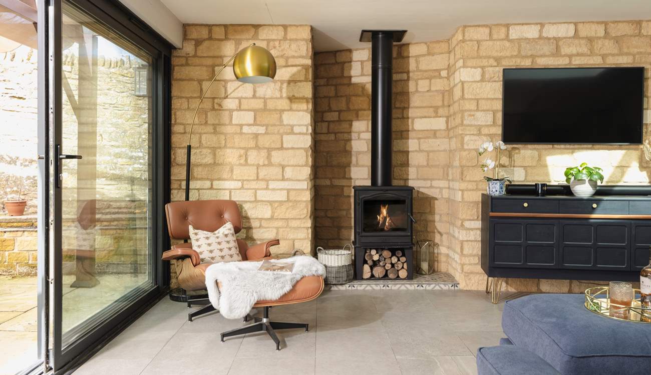 What a cosy wood-burner!